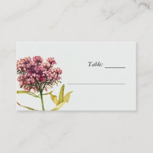 Lugar Cartão de Local de Casamento Floral de Flor Selvag