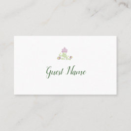 Lugar Cartão de Local de Casamento Floral Folclórico Per