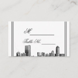 Lugar Cartão de Local de Destino de Boston