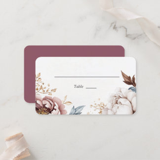 Lugar Cartão de Localidade Plana de Luxe Luxe-Peony Vito