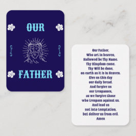 Lugar Cartão de Oração do Pai Nosso – Linguagem Tradicio