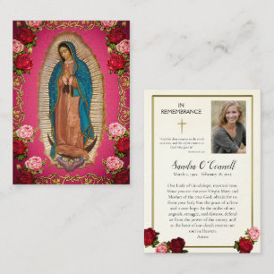 Lugar Cartão de Oração Fúnebre Nossa Senhora de Guadalup