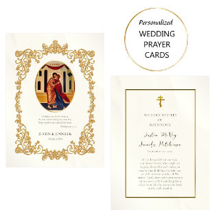 Lugar Cartão de Oração Ortodoxo de Casamento Ortodoxo de