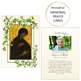 Lugar Cartão de Oração Ortodoxo para Flores Delicadas