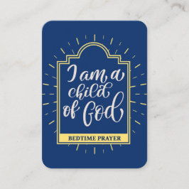 Lugar Cartão de Oração para a Criança