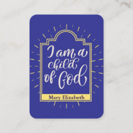 Lugar Cartão de Oração para Crianças Personalizadas