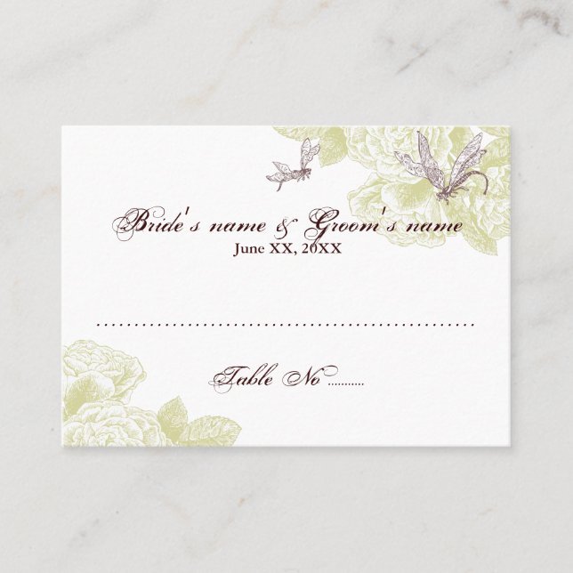 Lugar Cartão de Visita (Frente)