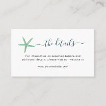 Cartão dos detalhes do casamento de Watercolor sta