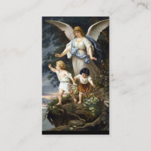 Lugar Cartão Sagrado de Oração Religiosa ao Seu Anjo da