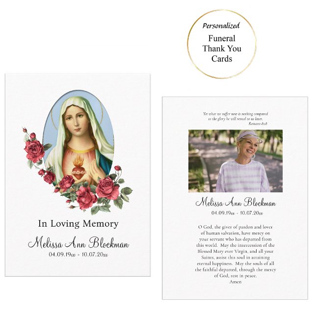 Lugar Coração Imaculado de Maria Cartão Funeral de Oraçã (Criador carregado)