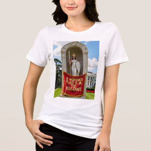 Lugar de uma mulher na Resistência à Camisa-T