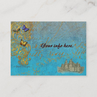 Lugar Fantasy Castle Cartão de visita/ Mesa Cards