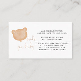 Lugar Livros De Chá de fraldas De Urso Para Cartão De Be