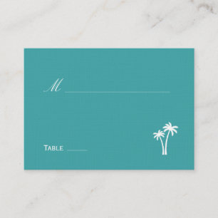 Lugar Palm Trees Cartão de Casamento