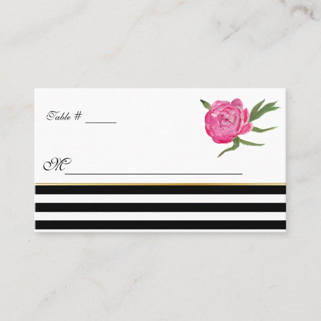 Lugar Peões de Aquarela e Cartão de Escorta Caseira de S (Frente)