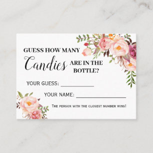 Lugar Rosa Quantos doces o cartão de chá bilíngue do 