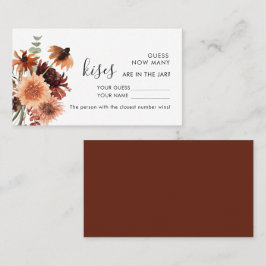 Lugar Terracotta | Quantos Kisses Cartão de Jogo Casado