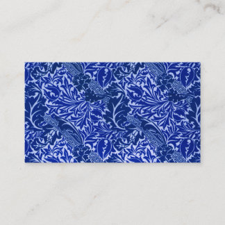 Lugar William Morris Blue Deixa Cartão de Recepção