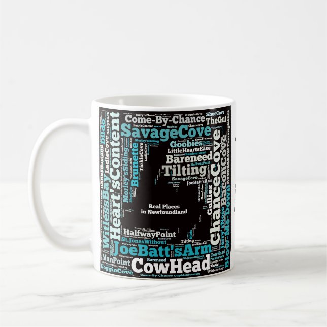 Lugares reais na caneca de Terra Nova (Esquerda)