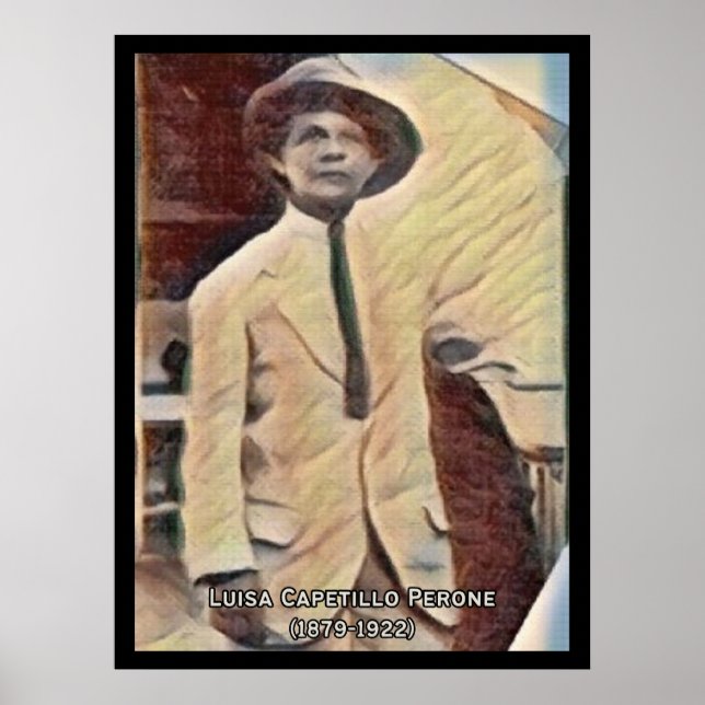 Luisa Capetillo Poster vintage (Frente)