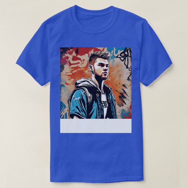 Luka Doncic em camiseta (Frente do Design)