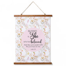 Luke 1:45 Abençoado é Ela Amarelo Cor de Água