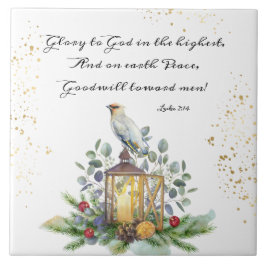 Luke 2:14 Glória a Deus no Natal Mais Alto