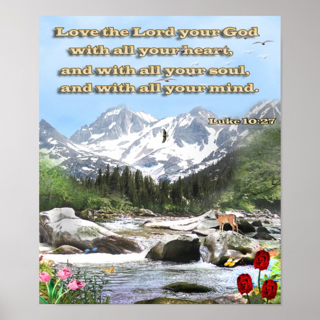 Luke scripture poster (Frente)