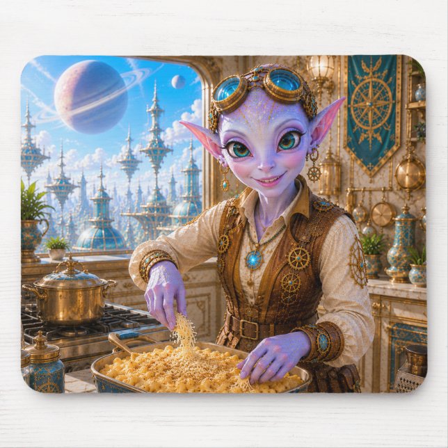 Luma's Cosmic Casserole Mousepad (Frente)