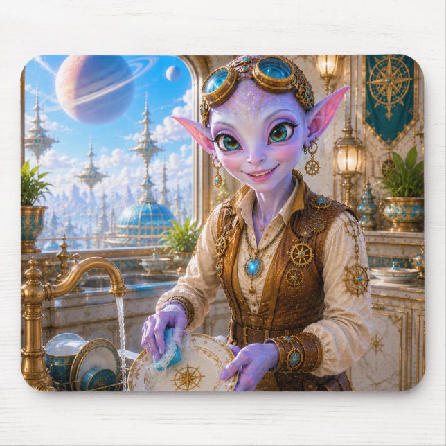 Luma's Kitchen Cleanup Mousepad (Frente)