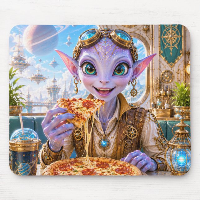 Luma's Pizza Night Mouse Pad (Frente)
