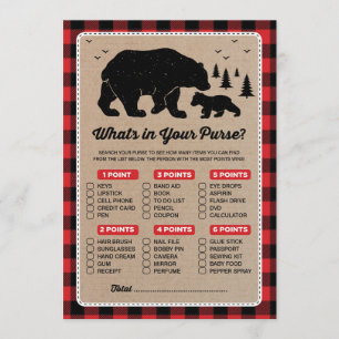 Lumberjack Bear O que há no seu cartão de jogo de 