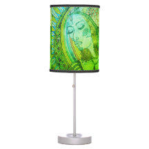 Deusa - Lâmpada Verde Brilhante