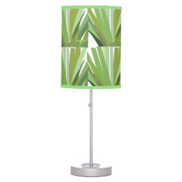 Luminária De Mesa Folhas verdes tropicais