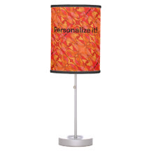 Formas orgânicas psicodélicas em vermelhos quentes