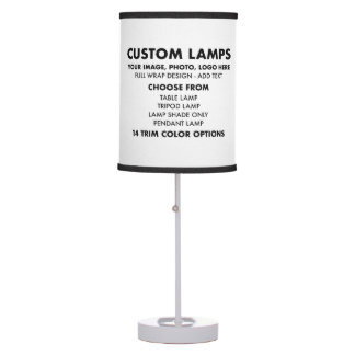 Luminária De Mesa Lâmpada personalizada de MESA de Sombra de LINEN