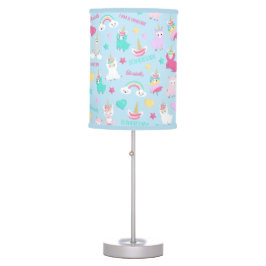 Luminária De Mesa Padrão de Pastel de Lebolão-de-Corte