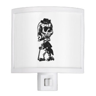 Luminárias Noturnas Esqueleto de fumo do charuto