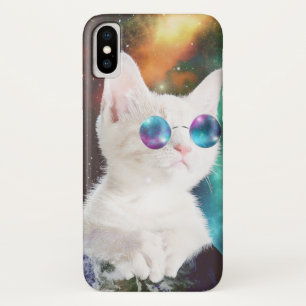 Luna a Gata Espacial Capinha para iPhone X
