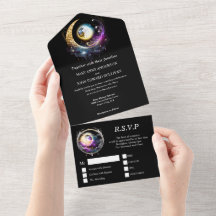 Luna cheio lua crescente celestial mística elegant