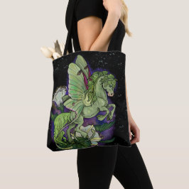 Luna Moonduster Moth Fairy Horse Tote Bag