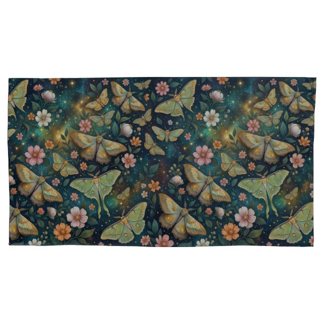 Luna Moth and Moon Phases, Starry Night Flowers (Frente-Esquerda)