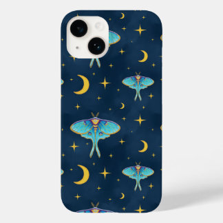 Luna Moth Celestial Moons & Stars Marinho