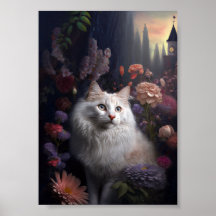Luna, Poster de Gata Angora Turca