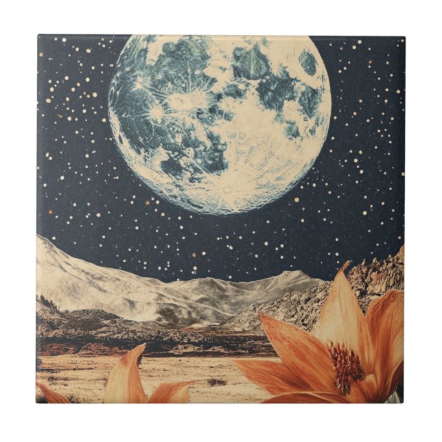 Lunar Bloom Over Sandy Peaks (Frente)