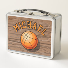 Lunchbox Personalizado de Metal de Basquete
