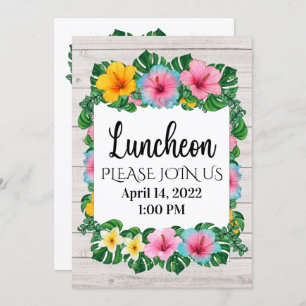 Luncheon ou em qualquer ocasião - Consulte Convite