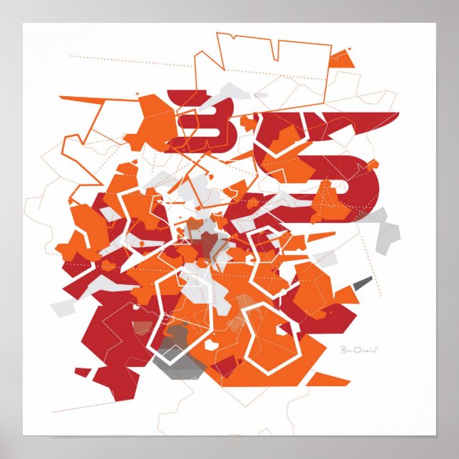 Lunokhod Abstrato Impressão (Frente)