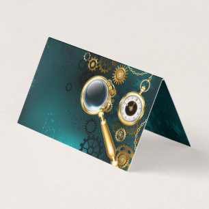 Lupa no estilo Steampunk