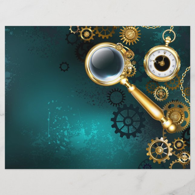 Lupa no estilo Steampunk (Frente)